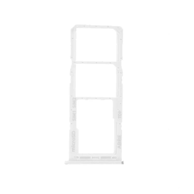 OEM Micro SD Card Slot Dual SIM Card Tray Holder Replacement for Samsung Galaxy A22 4G A225 (EU Version) - White