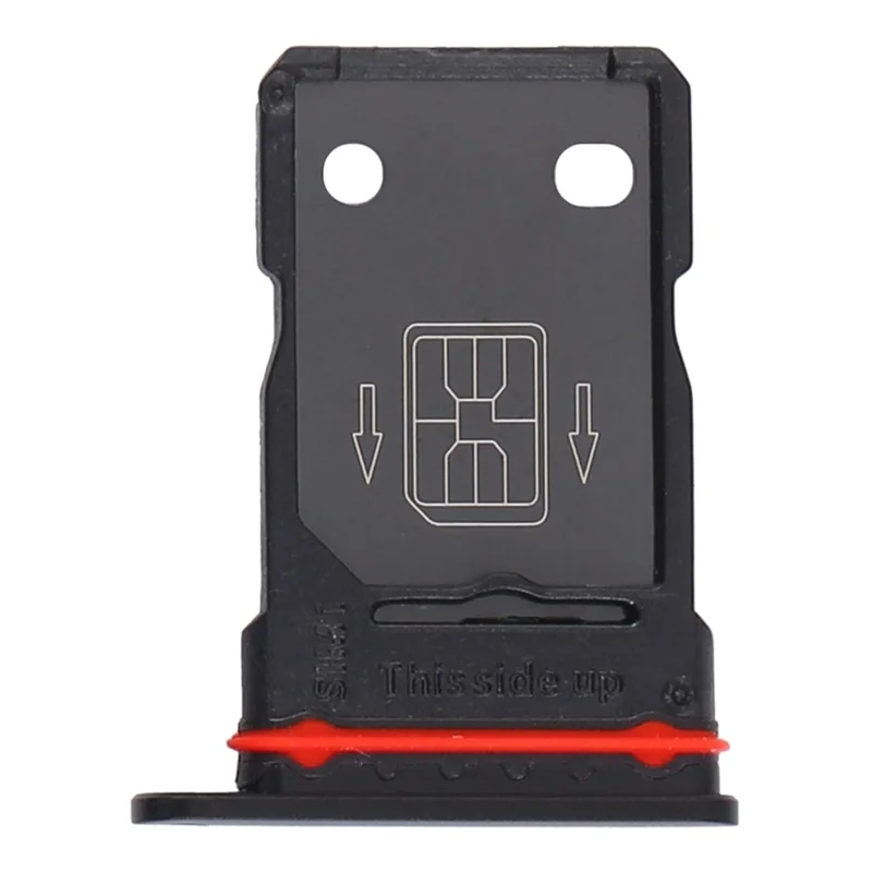 For OnePlus 9 Pro 5G 5G OEM SIM Card Tray Holder Replacement Part (without Logo) - Black