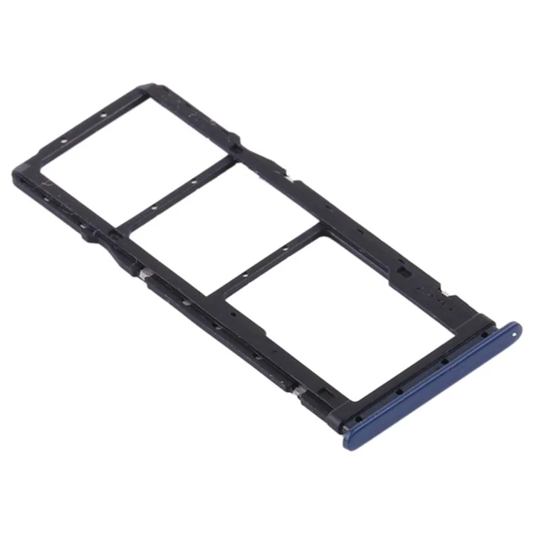 Dual SIM + Supporto Porta Schede Micro SD di Ricambio (senza Logo) per Xiaomi Redmi Note 9 (MTK Helio G85)/10X 4G - Blu