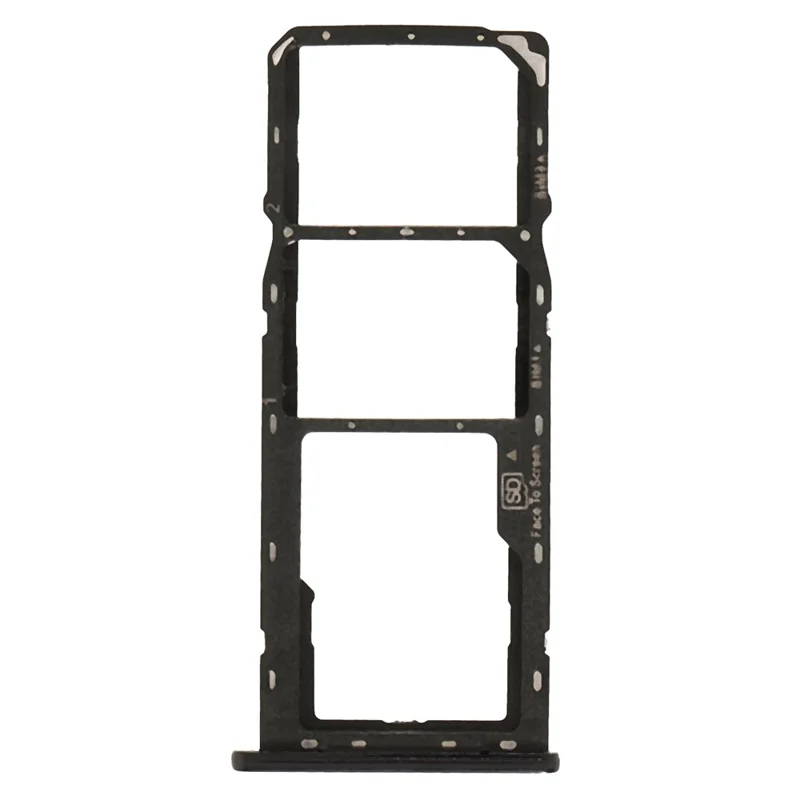 OEM Dual SIM + TF Card Tray Holder Replacement (without Logo) for Nokia 3.2 TA-1156/TA-1159/TA-1164 - Black