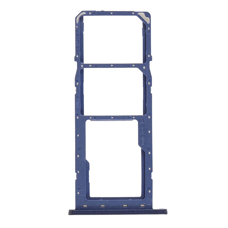 OEM Dual SIM + TF Card Tray Holder Replacement (without Logo) for Samsung Galaxy A03s (164.2mm) - Blue