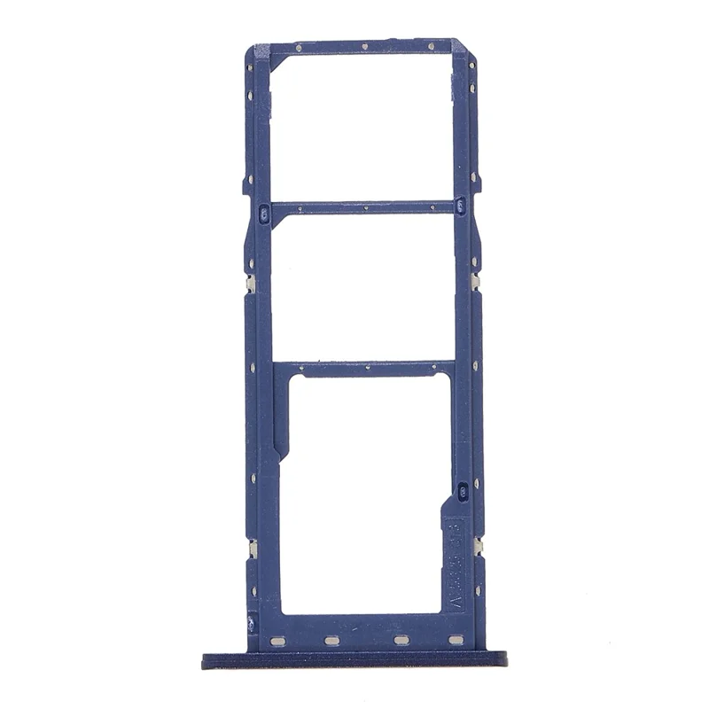 OEM Dual SIM + TF Card Tray Holder Replacement (without Logo) for Samsung Galaxy A03s (164.2mm) - Blue