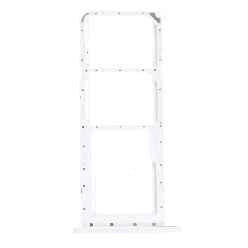 OEM Dual SIM + TF Card Tray Holder Replacement (without Logo) for Samsung Galaxy A03s (164.2mm) - White