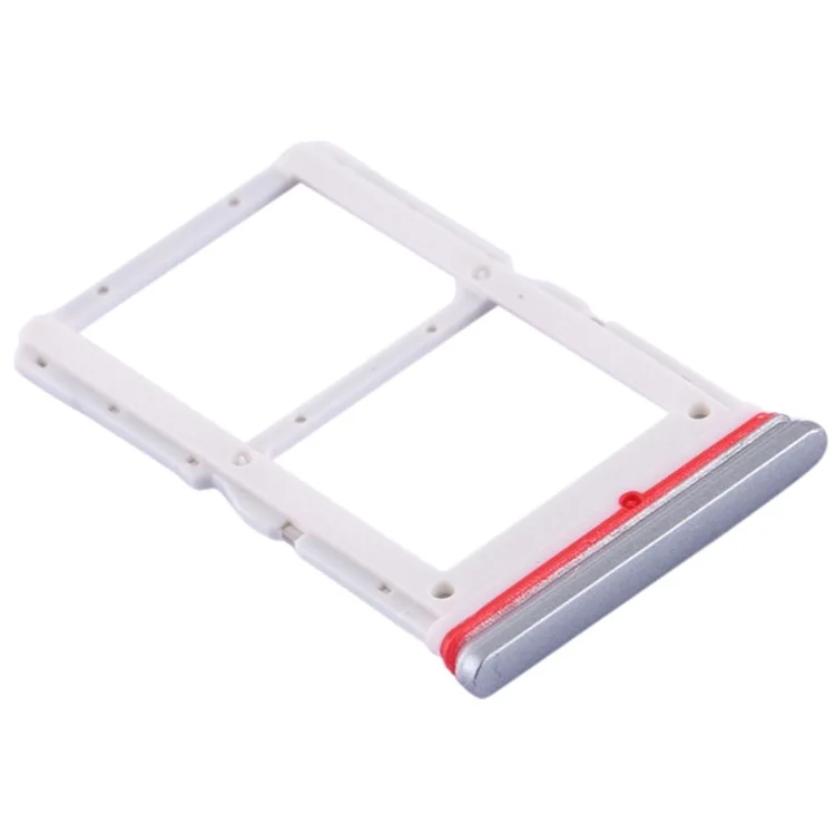Dual SIM Tray Holder Replacement (without Logo) for Xiaomi Redmi K30 5G - Silver
