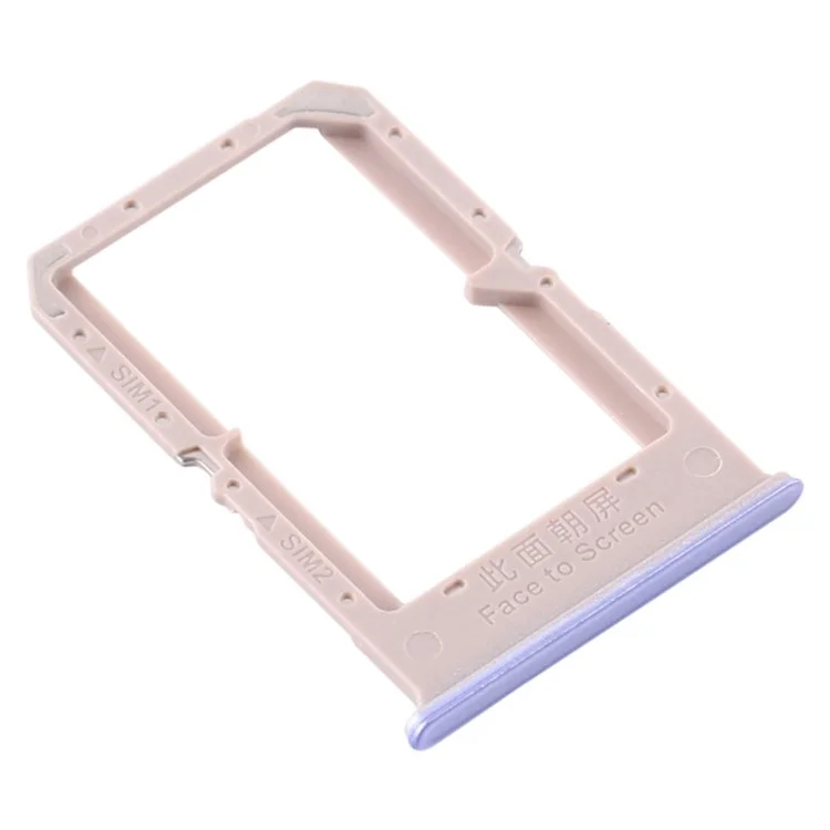 Pour Oppo A72 CPH2067 Remplacement du Support de Plateau de Carte SIM (sans Logo) - Violet
