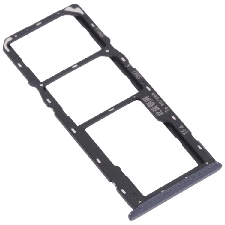 Para Realme C11 (2021) RMX3231 Tarjetas Dual SIM + Soporte para tarjeta TF individual Reemplazo (sin logotipo) - Gris