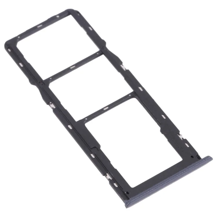 Para Realme C11 (2021) RMX3231 Tarjetas Dual SIM + Soporte para tarjeta TF individual Reemplazo (sin logotipo) - Gris