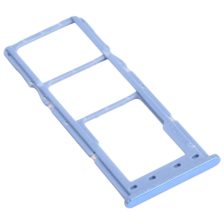 For Samsung Galaxy M12 M127 SM-M127F/DSN OEM SIM Card + TF Card Tray Holder Replacement (without Logo) - Blue
