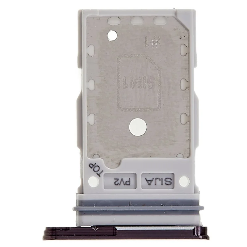 For Samsung Galaxy S22 5G S901/S22+ 5G S906 OEM Dual SIM Card Tray Holder Replacement (without Logo) - Graphite