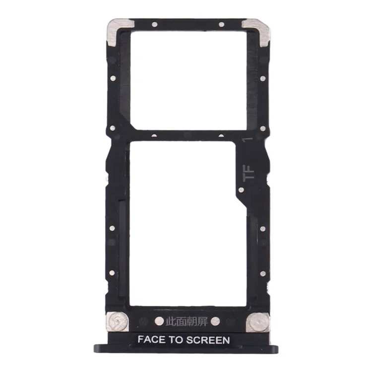 Per Xiaomi Mi Pad 4 Schede Dual SIM + Single Support TF Short Short (senza Logo) - Nero