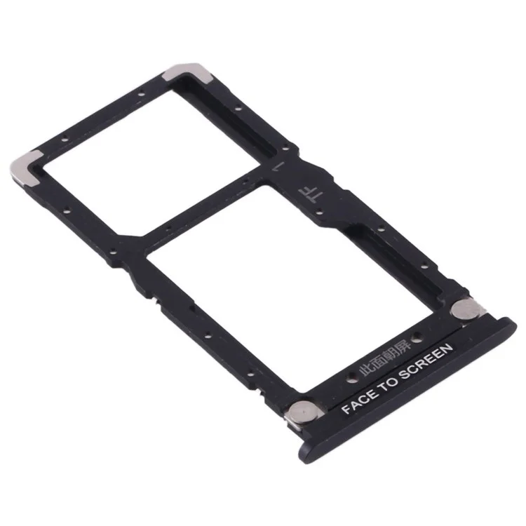 Per Xiaomi Mi Pad 4 Schede Dual SIM + Single Support TF Short Short (senza Logo) - Nero