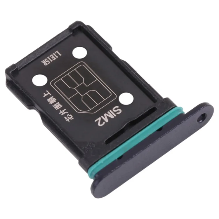 Pour Oppo Reno6 5G PEQM00, CPH2251 Double SIM Card Carte Holder Remplacement (sans Logo) - le Noir