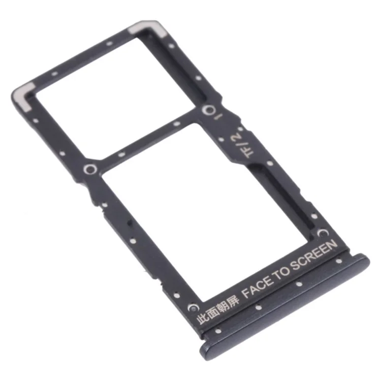 Millet Redmi Note 10 5G / Poco M3 Pro 5G / Redmi Note 10T 5G Double Sim Card + Single TF Card Tray Bracket Replacement (non Identifié) - Noir