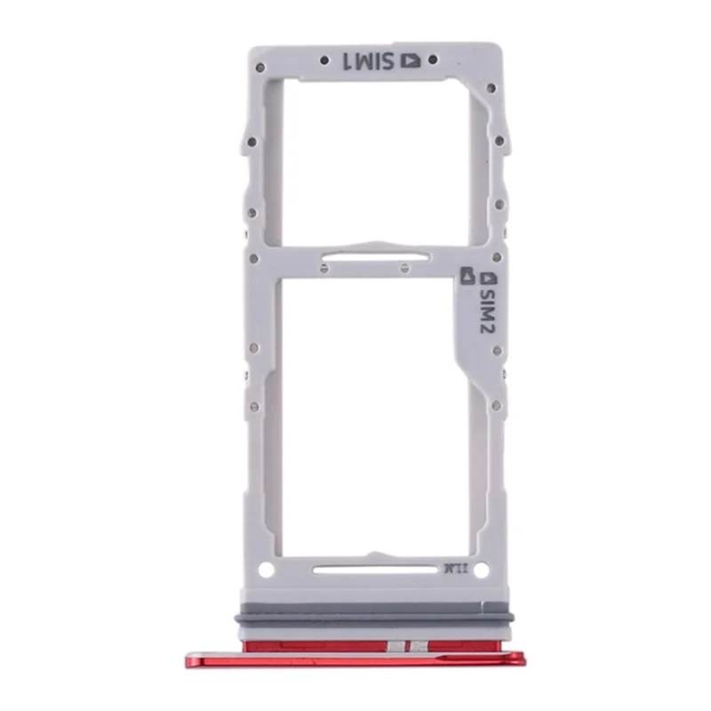 For Samsung Galaxy S20 Plus 4G / 5G / S20 Ultra 4G / 5G OEM Dual SIM Card + SD Card Tray Holder Replacement Part (without Logo) - Red