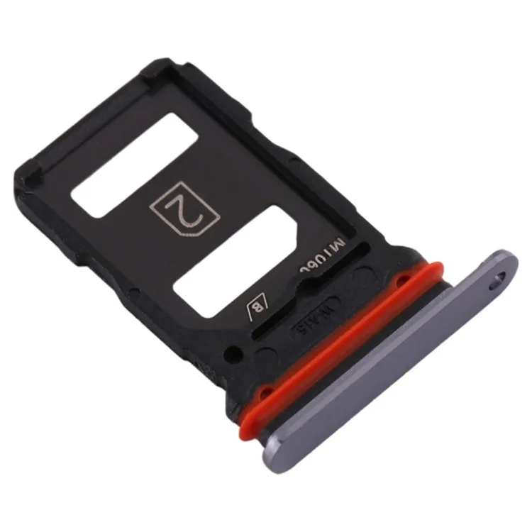 Para vivo X30 Dual SIM Card Tray Holder Replacement (sin logotipo) - Negro
