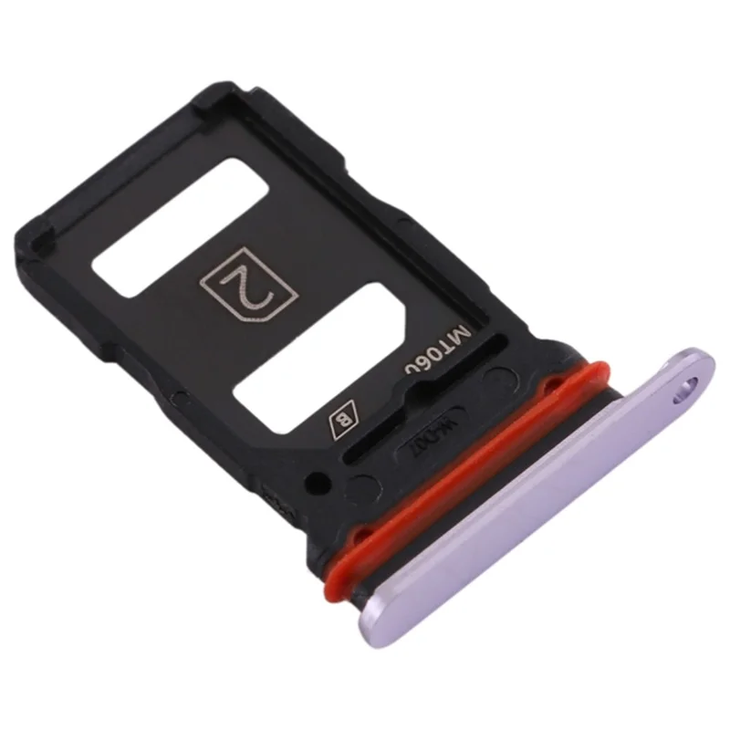 For vivo X30 Dual SIM Card Tray Holder Replacement (without Logo) - Silver