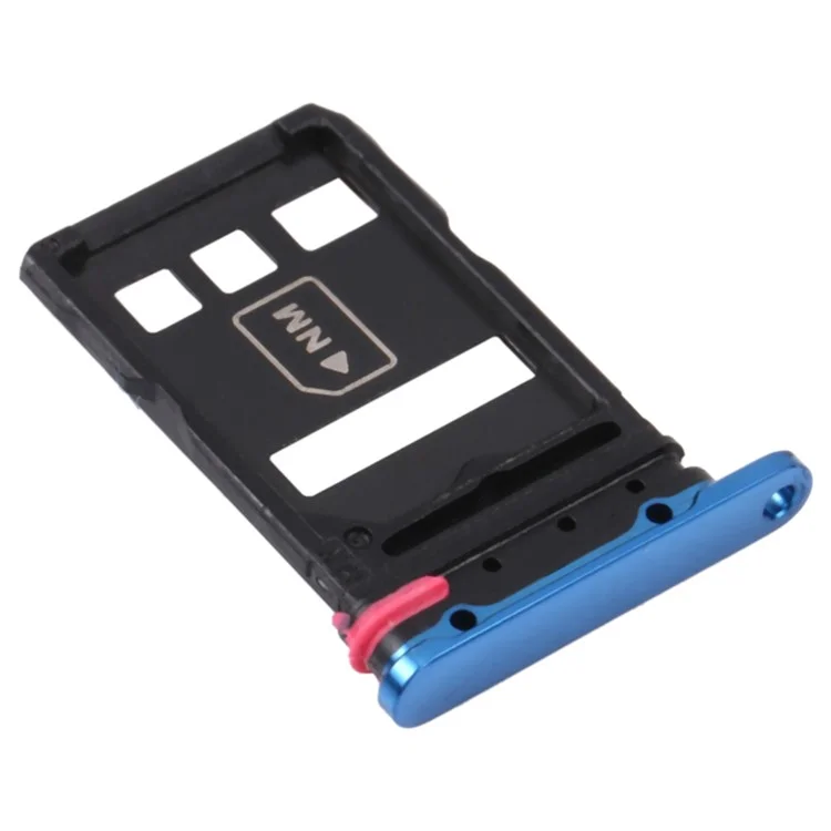 For Huawei P40 Pro 5G Dual SIM Card Tray Holder Replacement (without Logo) - Blue