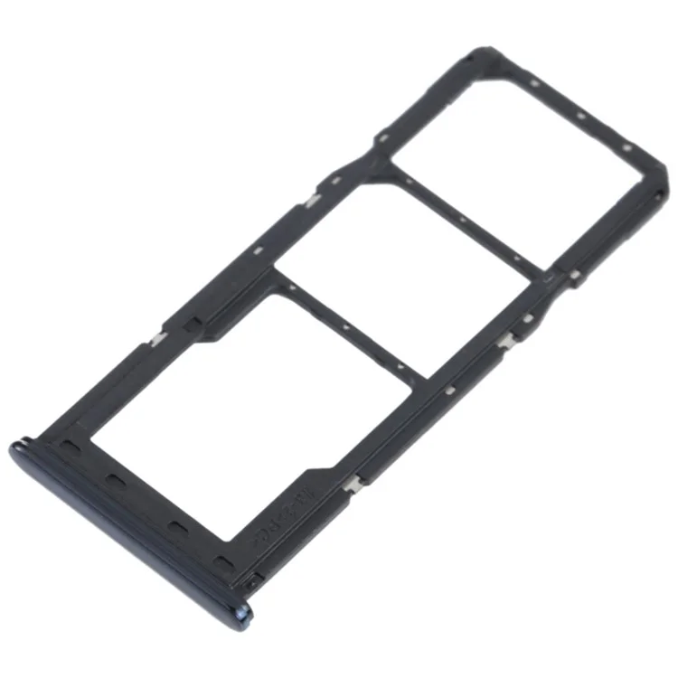 For Samsung Galaxy M32 (Global Version) 4G M325 OEM Dual SIM Card + TF Card Tray Holder Replacement (without Logo) - Black