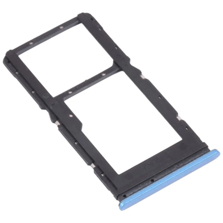 For Xiaomi Redmi Note 11T 5G / Poco M4 Pro 5G Dual SIM Card Tray Holder Replacement (without Logo) - Blue