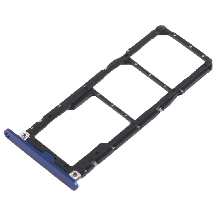 For Huawei Honor 8X Max Dual SIM Card + TF Card Tray Holder Replacement (without Logo) - Blue