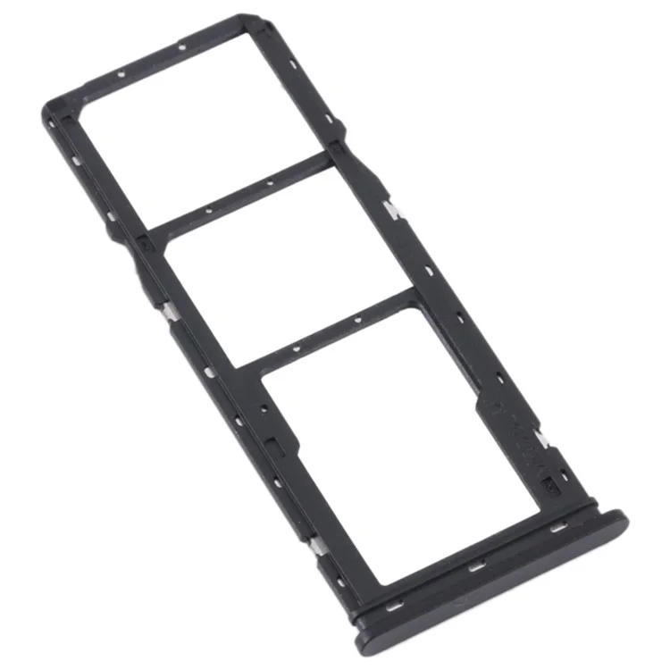 For Xiaomi Redmi A1 4G / Redmi A1+ 4G Dual SIM Card + TF Card Tray Holder Replacement (without Logo) - Black