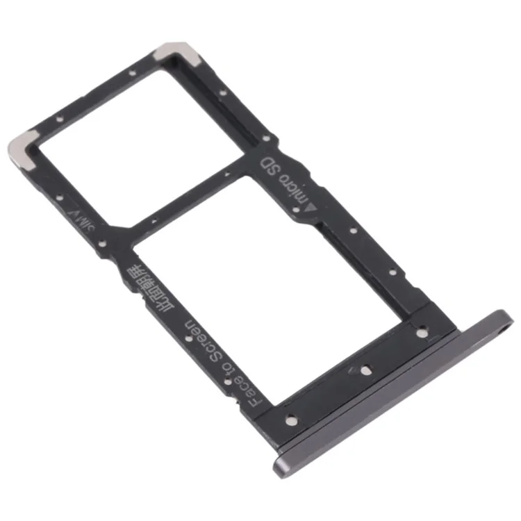 Pour Lenovo M10 Plus TB-X606, TB-X606F, TB-X606X, TB-X606V, support de plateau de carte SIM OEM de remplacement (sans logo)