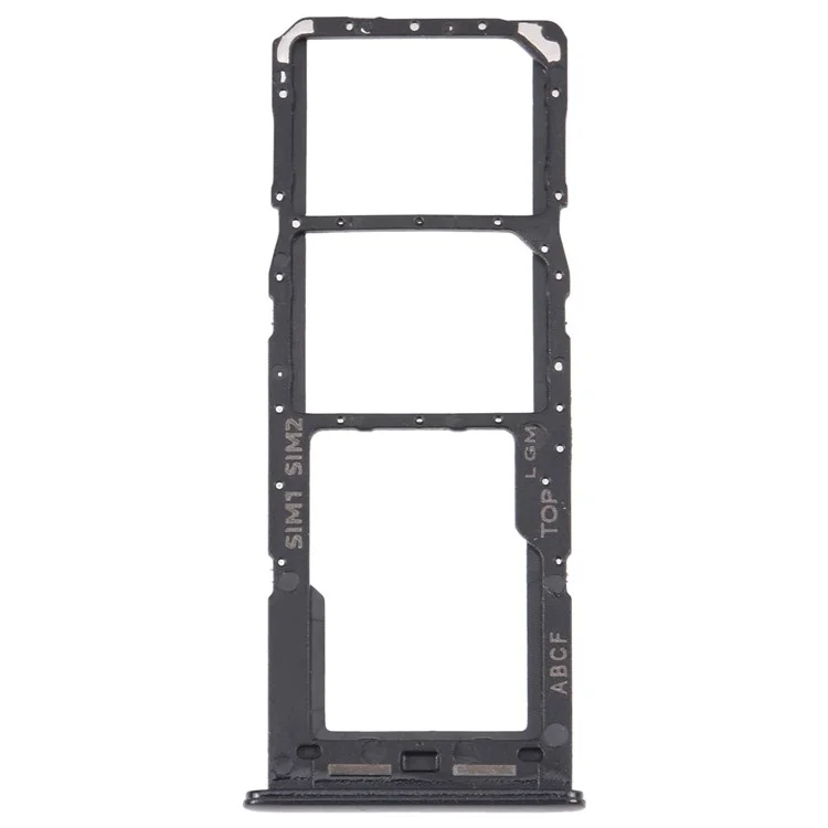 Para Samsung Galaxy A23 5G (Versão Global) A236B OEM Dual SIM Card + SD Card Tray Holder Peça de Reposição (sem logotipo) - Preto
