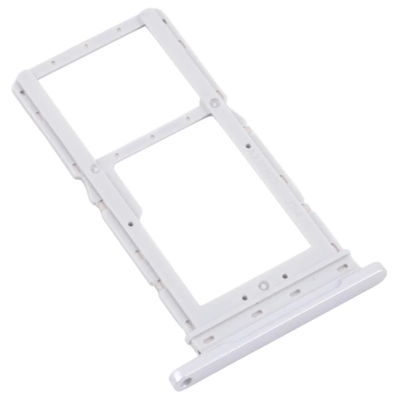 For Samsung Galaxy Tab A8 10.5 (2021) LTE X205 OEM SIM Card + TF Card Tray Holder Replacement (without Logo) - Silver