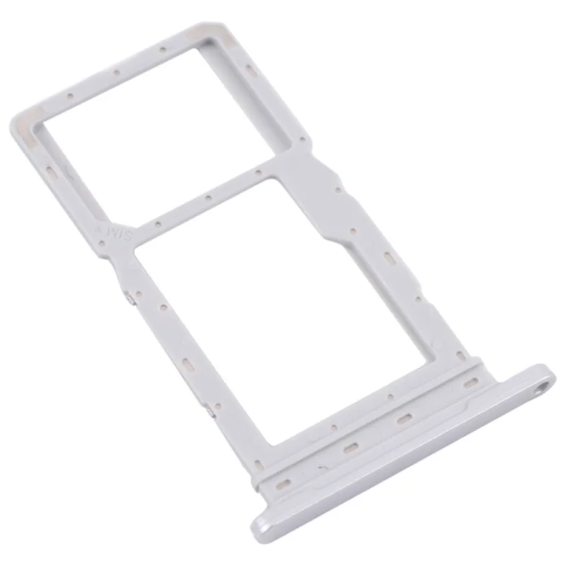 For Samsung Galaxy Tab A8 10.5 (2021) LTE X205 OEM SIM Card + TF Card Tray Holder Replacement (without Logo) - Silver