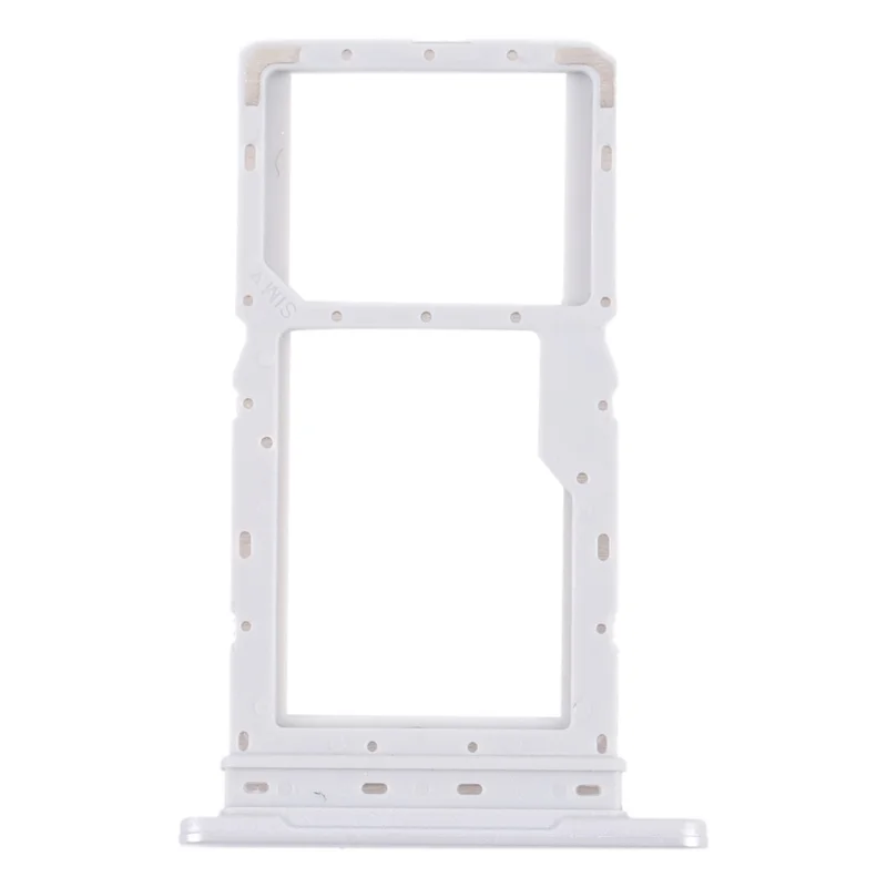 For Samsung Galaxy Tab A8 10.5 (2021) LTE X205 OEM SIM Card + TF Card Tray Holder Replacement (without Logo) - Silver