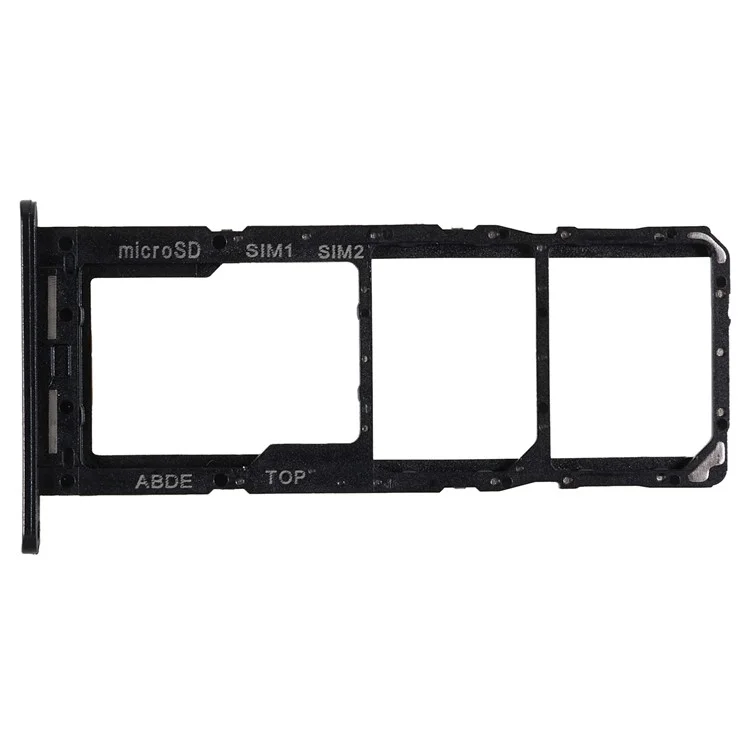 For Samsung Galaxy A24 4G (162.1 x 77.6 x 8.3mm) A245 OEM SIM+SD Card Tray Holder Replacement Part (without Logo) - Black