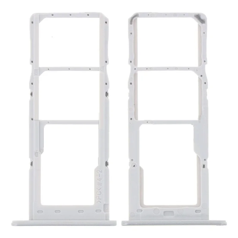 For Samsung Galaxy A24 4G (162.1 X 77.6 X 8.3mm) A245 OEM SIM+SD Card Tray Holder Replacement Part (Without Logo) - White