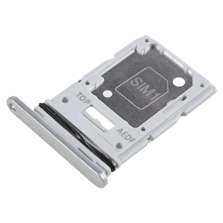 Para Samsung Galaxy A54 5G A546 OEM SIM Card + SD Card Tray Holder Peça de Reposição (sem logotipo) - Prata
