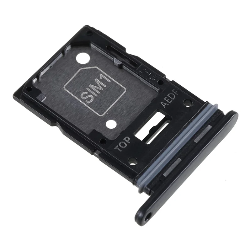 For Samsung Galaxy A54 5G A546 OEM Dual SIM Card + SD Card Tray Holder Replacement Part (without Logo) - Black