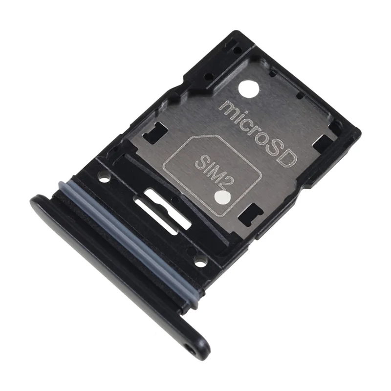 For Samsung Galaxy A54 5G A546 OEM Dual SIM Card + SD Card Tray Holder Replacement Part (without Logo) - Black