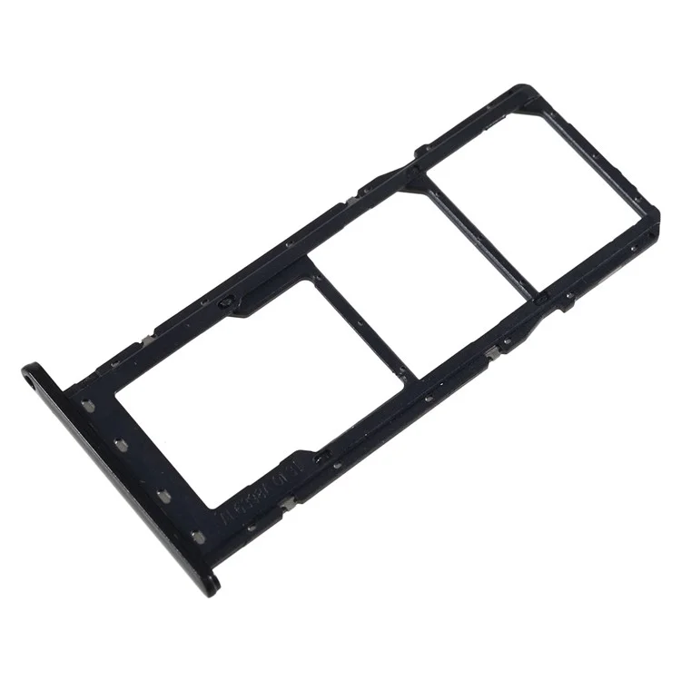 Para Samsung Galaxy M04 4G M045 OEM SIM+SD Card Tray Holder Replacement Part (sem logotipo) - Preto