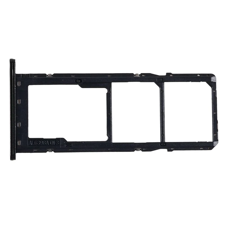Para Samsung Galaxy M04 4G M045 OEM SIM+SD Card Tray Holder Replacement Part (sem logotipo) - Preto