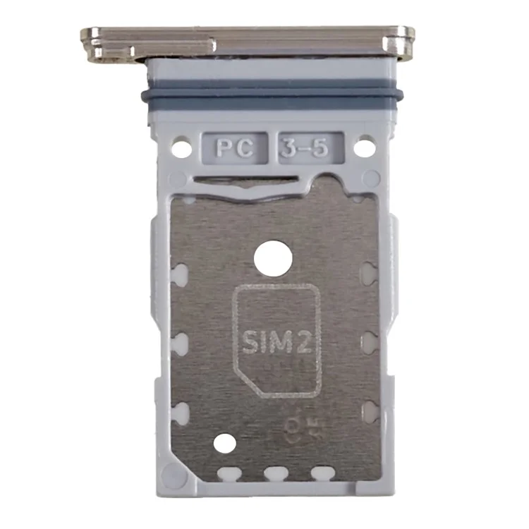 For Samsung Galaxy S23 S911 / S23+ S916 OEM Dual SIM Card Tray Holder Replacement Part (without Logo) - Gold