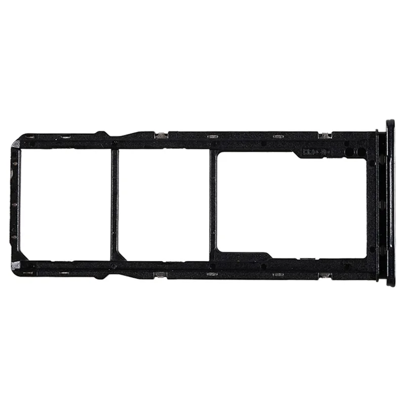 For Samsung Galaxy A04 4G (164.4 x 76.3 x 9.1 mm) A045 OEM SIM+SD Card Tray Holder Replacement Part (without Logo) - Black
