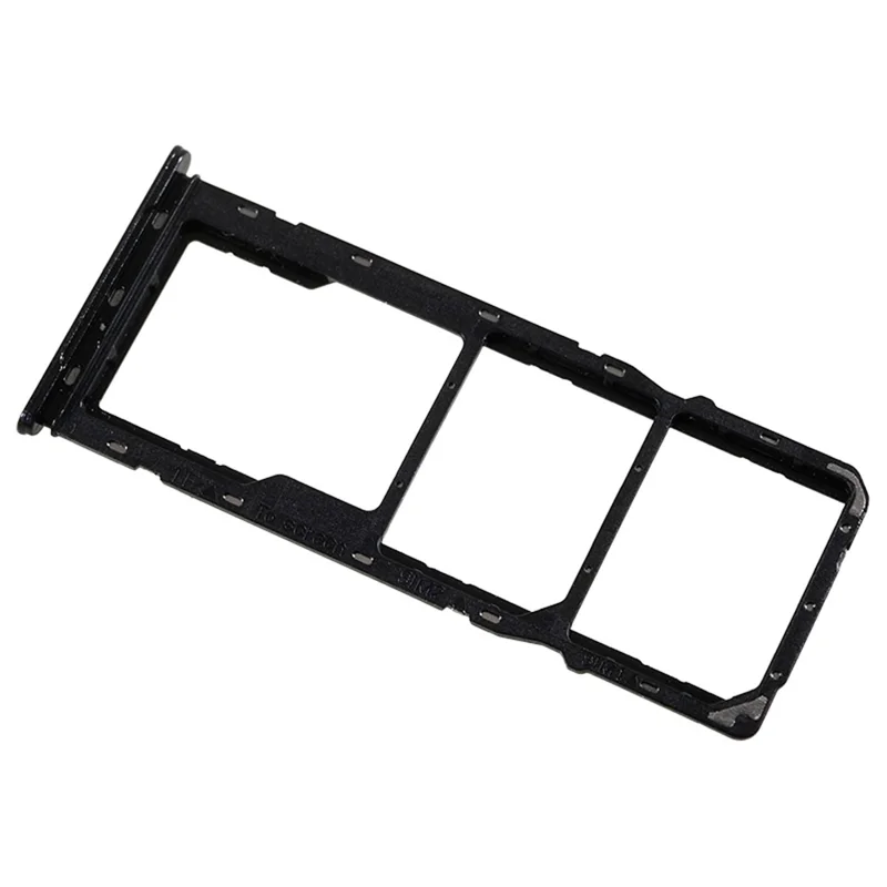 For Samsung Galaxy A04 4G (164.4 x 76.3 x 9.1 mm) A045 OEM SIM+SD Card Tray Holder Replacement Part (without Logo) - Black
