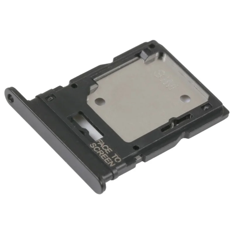 For Xiaomi Redmi Note 11 Pro 4G (MediaTek) / Note 11 Pro 5G (Qualcomm) / Note 11E Pro 5G / Note 11 Pro+ 5G / Poco X4 Pro 5G SIM Card + SD Card Tray Holder (without Logo) - Black