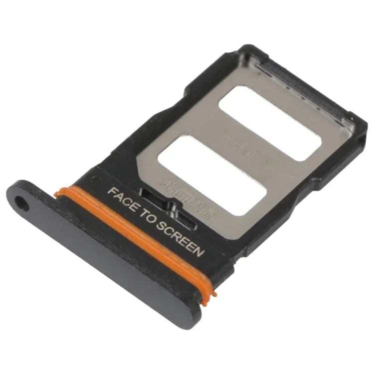 Per Xiaomi Redmi K40S 5G Dual SIM Card Tray Holder Replacement (senza logo) - Nero