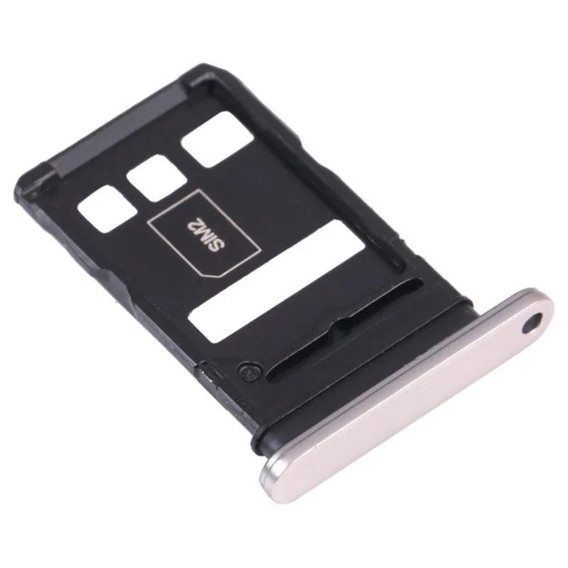 For Honor 50 Dual SIM Card Tray Holder Replacement Part (without Logo) - Silver
