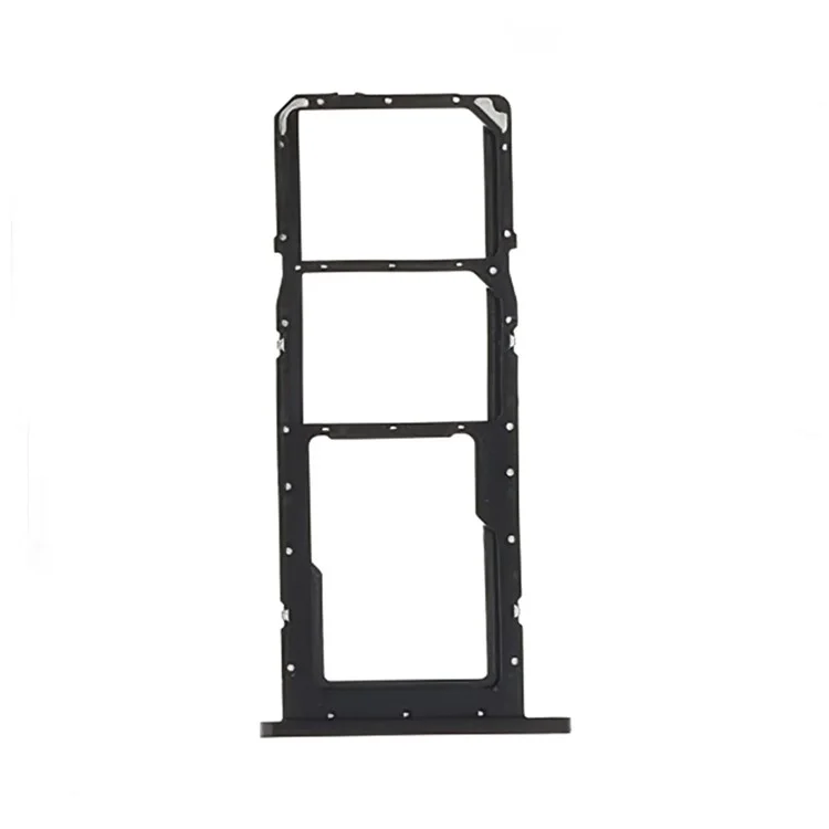 Para Samsung Galaxy A03 (164,2 x 75,9 x 9,1 mm) A035 OEM SIM + Soporte de tarjeta SD Pieza de repuesto (sin logotipo) - Negro
