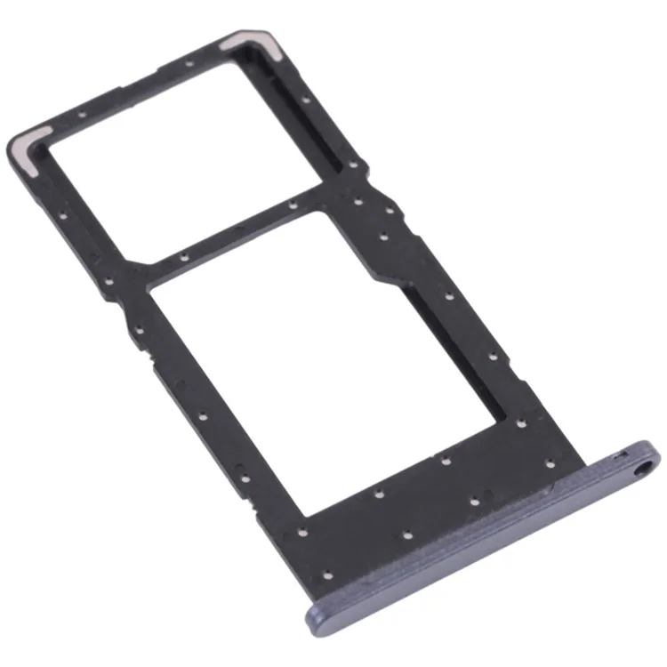 For Samsung Galaxy Tab A7 Lite 8.7-inch T225 (LTE) OEM SIM Card + SD Card Tray Holder Replacement (Without Logo) - Black