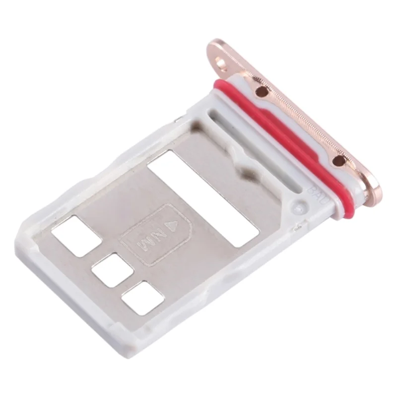 For Huawei Mate 50 Pro 4G SIM Card Tray Holder Replacement Part (without Logo) - Gold