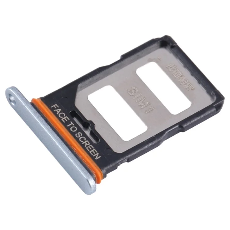 Para Xiaomi Poco F5 5G Dual SIM Card Tray Holder Replacement Part (sem logotipo) - Azul