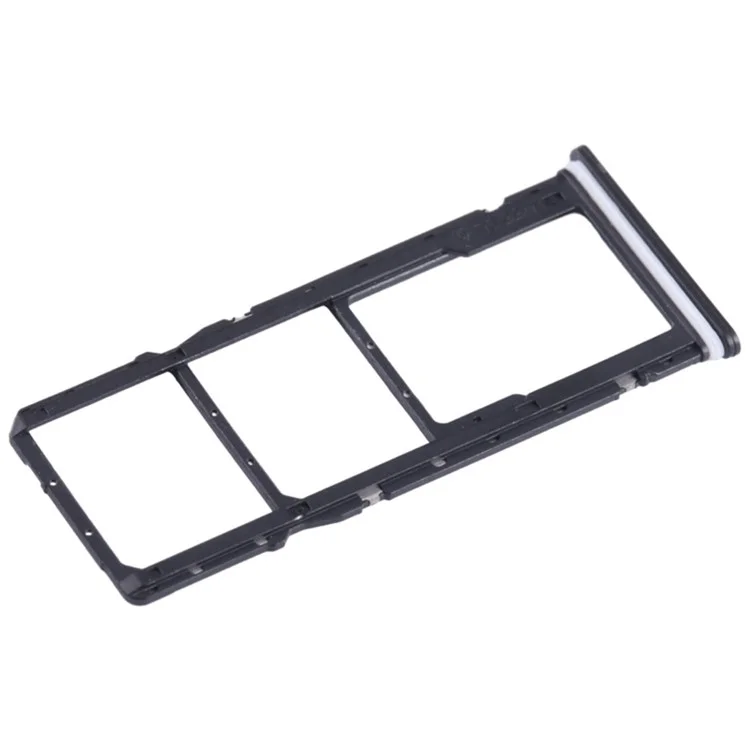 For Xiaomi Redmi A2 4G / Redmi A2+ 4G Dual SIM Card + TF Card Tray Holder Replacement Part (without Logo) - Black