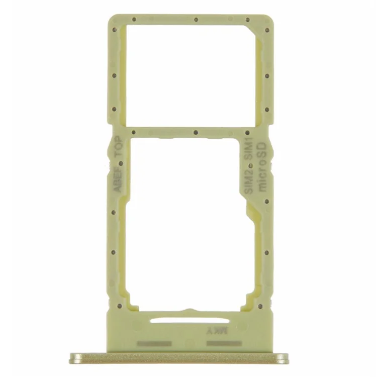 Pour Samsung Galaxy A25 5G (global) (161,0 x 76,5 x 8,3 Mm) A256 OEM Dual SIM Card Tray Holder Pile de Remplacement (sans Logo) - Jaune