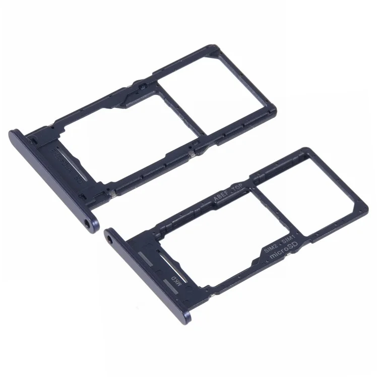 For Samsung Galaxy A25 5G (Global) (161.0 x 76.5 x 8.3mm) A256 OEM Dual SIM Card Tray Holder Replacement Part (without Logo) - Black